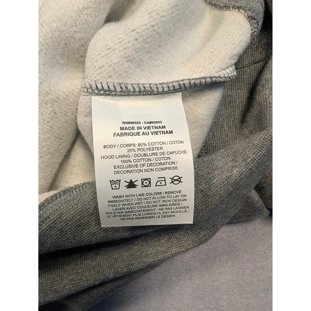 Jordan Hoodie Mens Medium Gray Brooklyn Fleece Jumpman Logo DQ7466-091 NWT